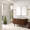 James Martin Vanities Amberly 60in Double Vanity, Mid-Century Walnut w/ 3 CM Ethereal Noctis Top 670-V60D-WLT-3ENC - alternate 4